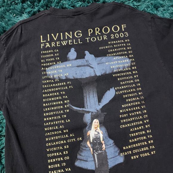 Vintage 2003 Cher Living Proof Tour Tee - Picture 4 of 6